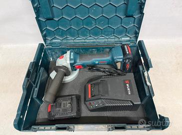 Smerigliatrice Bosch GWS 18V-7 da 4 ah