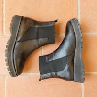 Stivaletti a calzino neri in pelle Charly Fox