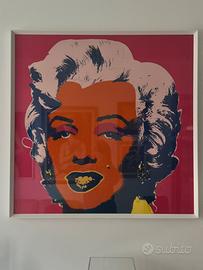 Orange Marilyn Andy Warhol