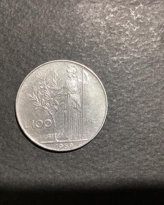 Moneta 100 lire 1959