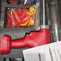 Pistola per silicone professionale con 2 batterie