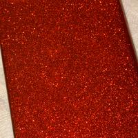 Cover Iphone 13 rosso glitter nuova