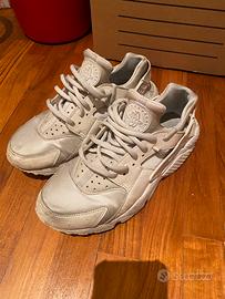 Nike huarache outlet bianche verdi