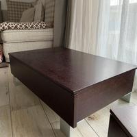 Set due comodini in legno di wengè