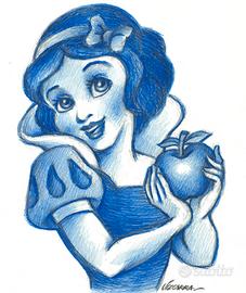 Disegno Originale Biancaneve Disney J.Vizcarra