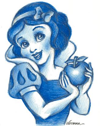 Disegno Originale Biancaneve Disney J.Vizcarra