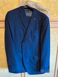 Vestito completo Blu Elettr due bottoni  tg 54 / 7