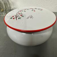 Barattolo ceramica De Ruta con coperchio