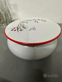 Barattolo ceramica De Ruta con coperchio