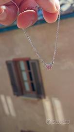 Bracciale in Argento 925 con Charm Farfalla
