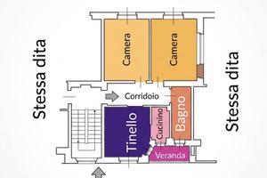 Trilocale con Posto Auto Interno 84m2