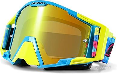 Occhiali Moto, Mascherina Motocross con protezione
