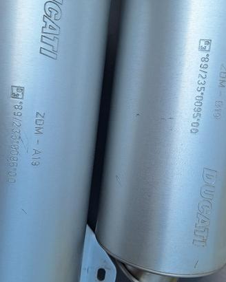 silenziatori ducati omologati ZDM A19 e ZDM B19