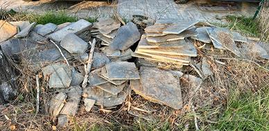 Pietre di ardesia/Luserna per giardini