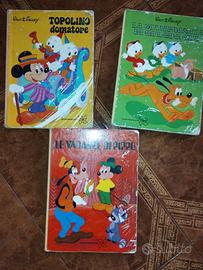 3 libri Wat Disney anni 70