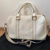 Bauletto in pelle bianca Bovari