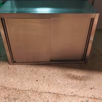 armadietto pensile inox cucina ristorazione bar 