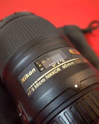 Nikon AF-S Nikkor Micro 60mm f2.8 G Nano nuovo 