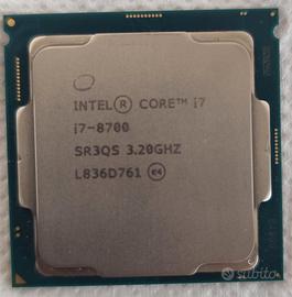 CPU Intel Core i7 8700