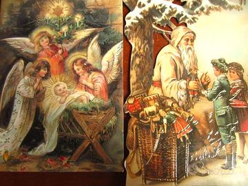 Cartoline natalizie –  3 cartoline anni 80