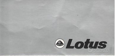 LOTUS DEPLIANT ORIGINALE "ECLAT-ELITE-ESPRIT"