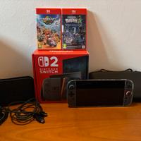 Nintendo Switch come NUOVA – solo 20 ore di gioco!
