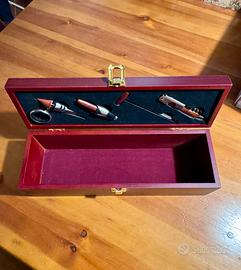 Set Vino cofanetto + cavatappi e accessori