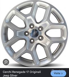 Cerchi jeep renagade originali 17