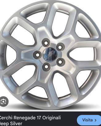 Cerchi jeep renagade originali 17