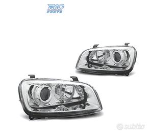 FARI PER TOYOTA RAV-4 94-00 ANGEL EYES FONDO CROMA