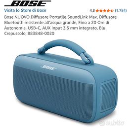 Bose Soundlink Max Cassa Bluetooth