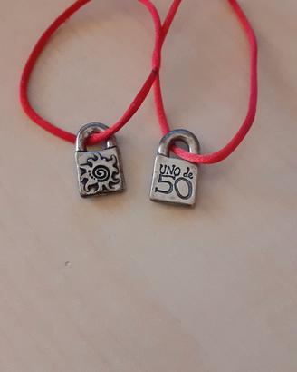 2 bracciali UNO DE 50 lucchetto