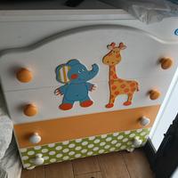 Fasciatoio e Culla marca Pali "Gigi e Lele"