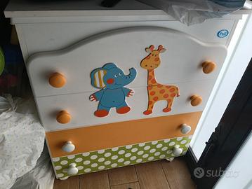 Fasciatoio e Culla marca Pali "Gigi e Lele"