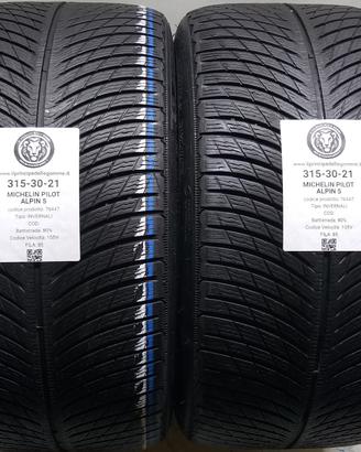 2 GOMME 315 30 21 MICHELIN A76447