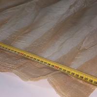 coppia di tende in tulle oro brillante 