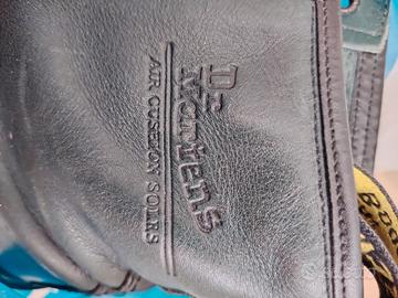 Dr.Martens originali 41 stivali usati verde scuro