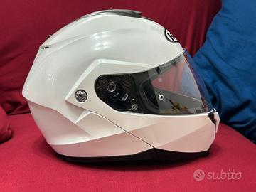 HJC  C91N Solid Pearl White Casco Modulare XL