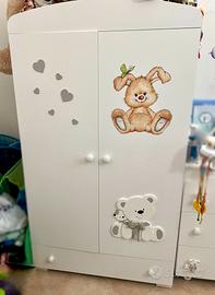 Armadio e settimino Erbesi