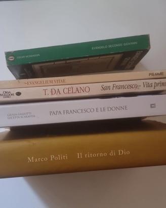 Lotto 5 libri Religione, Papi e Cristianesimo