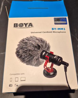 microfono unidirezionale Boya