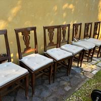 Sedie in noce italiano