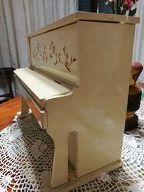 Pianoforte in Legno Vintage 1960 Giocattolo