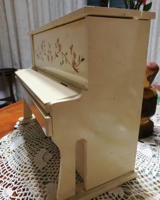 Pianoforte in Legno Vintage 1960 Giocattolo
