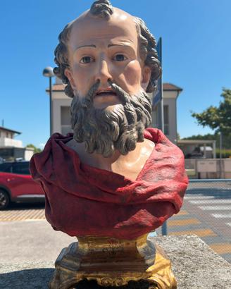 Antico Busto San Paolo Terracotta