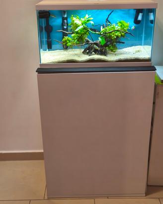 Acquario Ciano  65L con filtro esterno  e  mobile