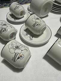 Servizio da caffè vintage porcellana anni 70
