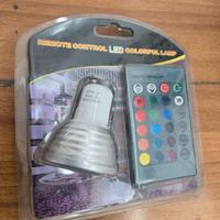 Lampada gu10 rgb con telecomando