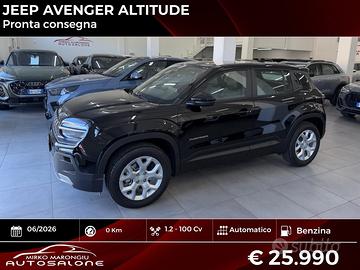 Jeep Avenger 1.2 Turbo 100 CV Altitude FINANZIABIL