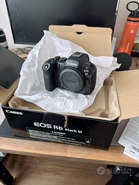 Canon R6 Mark 3 solo 100 scatti come nuova